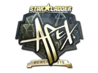 Наклейка | apEX (золотая) | Берлин-2019 skin