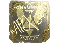 Autocolante | apEX (Gold, Champion) | Austin 2025 skin