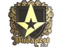 Sticker | Astralis (Gold) | Budapest 2025 skin