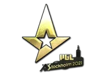 印花 | Astralis （金色） | 2021年斯德哥尔摩锦标赛 skin