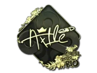 Sticker | Ax1Le (Gold) | Rio 2022 skin