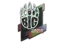 Naklejka | BIG (hologramowa) | Boston 2018 skin