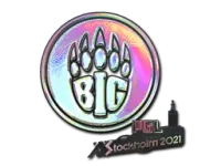 Sticker | BIG (Holo) | Stockholm 2021