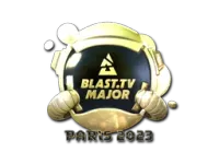 Aufkleber | BLAST.tv (Gold) | Paris 2023 skin