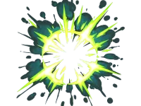 Sticker | Boom Epicenter (Glitter)