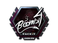 Sticker | Boombl4 (Foil) | London 2018 skin