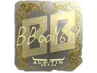 Sticker | Boombl4 (Gold) | Austin 2025