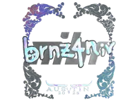 Pegatina | brnz4n (Holo) | Austin 2025 skin