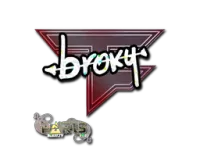 Autocolante | broky (Glitter) | Paris 2023 skin