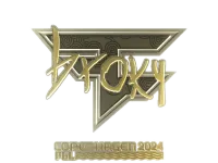 Aufkleber | broky (Gold) | Kopenhagen 2024 skin