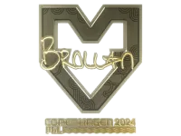 Sticker | Brollan (Gold) | Copenhagen 2024