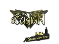 Naklejka | cadiaN (złota) | Sztokholm 2021 skin