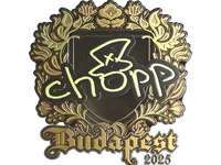 Sticker | chopper (Gold) | Budapest 2025 skin
