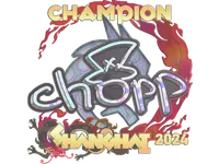 Sticker | chopper (Holo, Champion) | Shanghai 2024