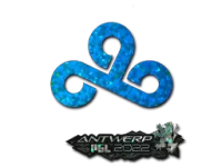 Naklejka | Cloud9 (brokatowa) | Antwerpia 2022 skin