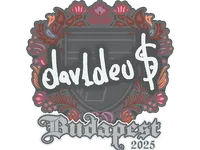 Sticker | dav1deuS | Budapest 2025 skin