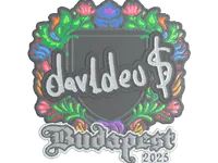 Sticker | dav1deuS (Embroidered) | Budapest 2025
