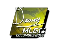 Naklejka | DAVEY (foliowana) | MLG Columbus 2016 skin
