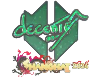 Sticker | decenty (Glitter) | Shanghai 2024