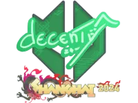 Sticker | decenty | Shanghai 2024