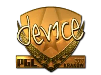 Sticker | device (Gold) | Krakow 2017 skin
