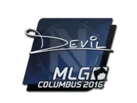 Autocolante | DEVIL | MLG Columbus 2016 skin