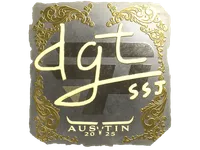 Naklejka | dgt (Gold) | Austin 2025 skin