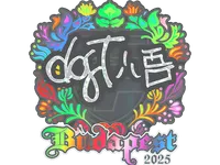 Sticker | dgt (Holo) | Budapest 2025