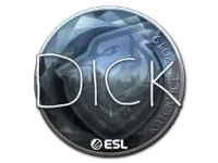 Наклейка | DickStacy (металлическая) | Катовице-2019 skin