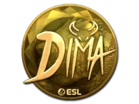 Autocolante | Dima (Gold) | Katowice 2019 skin