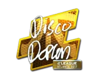 Sticker | disco doplan (Foil) | Atlanta 2017