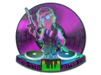 Sticker | DJ Safecracker (Lenticular)