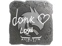 Sticker | donk (Foil) | Austin 2025