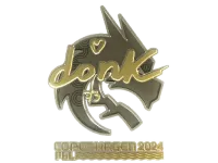 Sticker | donk (Gold) | Copenhagen 2024