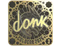 Sticker | donk (Gold, Ranked) | Cologne 2026 skin