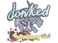 Sticker | donk (Holo) | Shanghai 2024