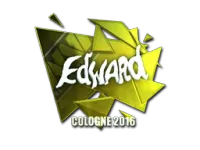 Наклейка | Edward (металлическая) | Кёльн-2016 skin