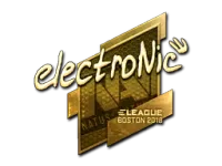 Naklejka | electronic (złota) | Boston 2018 skin