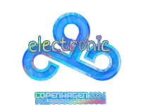 Pegatina | electronic (holográfica) | Copenhague 2024 skin