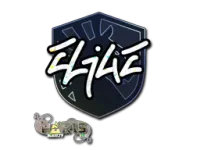 Naklejka | EliGE (brokatowa) | Paryż 2023 skin