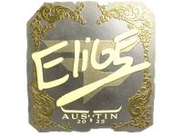 Sticker | EliGE (Gold) | Austin 2025 skin