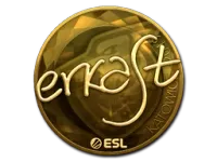 Naklejka | erkaSt (złota) | Katowice 2019 skin