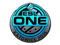 Наклейка | ESL One (металлическая) | Катовице-2015 skin
