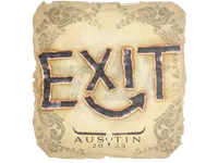 Sticker | exit | Austin 2025