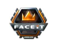 Naklejka | FACEIT (foliowana) | Londyn 2018 skin
