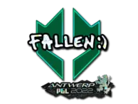 Naklejka | FalleN (brokatowa) | Antwerpia 2022 skin