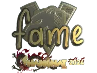 Sticker | fame (Gold) | Shanghai 2024