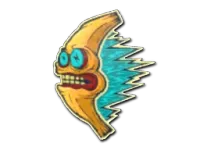 Naklejka | Szybki banan skin