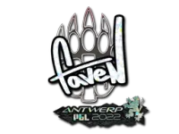 Sticker | faveN (Glitter) | Antwerp 2022 skin