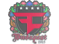 Sticker | FaZe Clan (Embroidered) | Budapest 2025